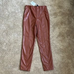 New Faux leather pants.